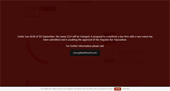Desktop Screenshot of gla-advogados.com